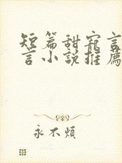 短篇甜宠言情现言小说推荐