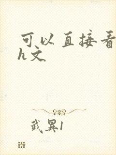 可以直接看的小h文