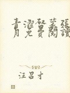 青涩启蒙张勇李月免费阅读全文封面
