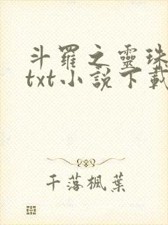 斗罗之灵珠神剑txt小说下载