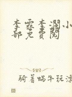 李霖李澜小说全部免费阅