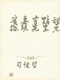蜜妻有点甜吻安总统先生免费阅读封面