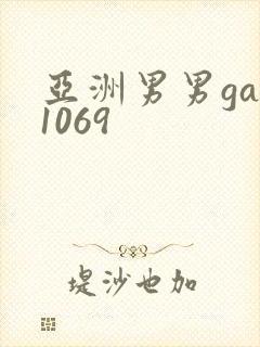 亚洲男男gay1069