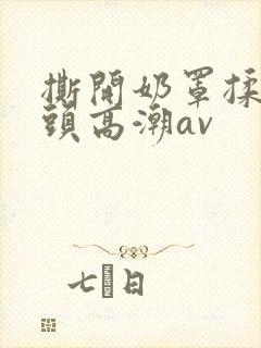 撕开奶罩揉吮奶头高潮av