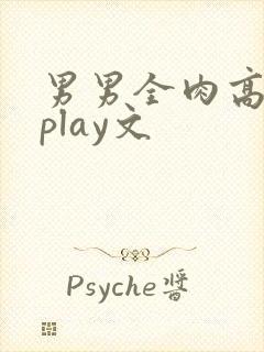 男男全肉高h湿play文封面