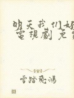 明天我们好好过 电视剧 免费观看