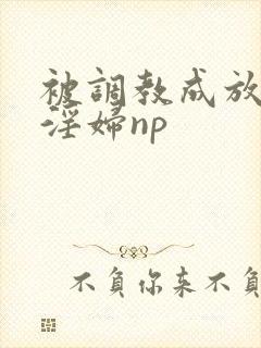 被调教成放荡小淫妇np