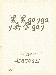 男男gaygay无套gay