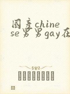 国产chinese男男gay在线观看