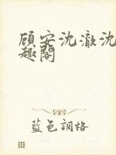 顾安沈澈沈清笔趣阁封面