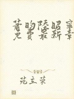 萧昀陆昭宁全文免费最新章节阅读