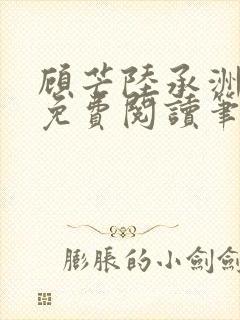 顾芒陆承洲全文免费阅读笔趣阁