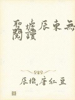 圣墟辰东无弹窗阅读