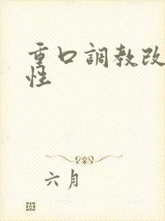 重口调教改造双性封面