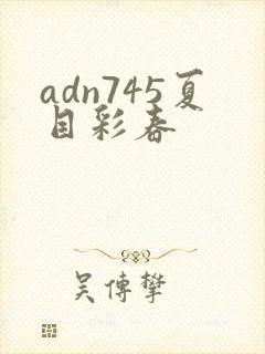 adn745夏目彩春封面