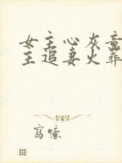 女主心灰意冷男主追妻火葬场