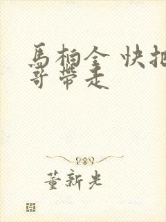 马柏全 快把我哥带走封面
