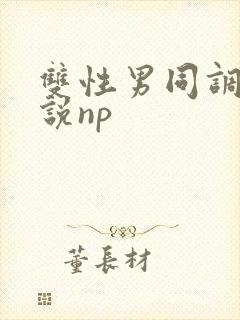 双性男同调教小说np