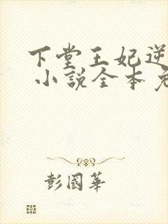 下堂王妃逆袭记 小说全本免费