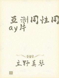 亚洲同性同志gay片