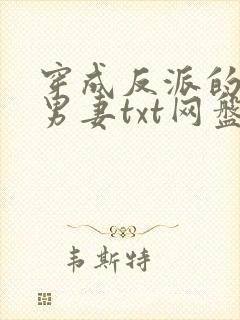 穿成反派的炮灰男妻txt网盘