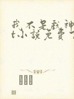我不是戏神txt小说免费下载