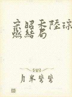 宋昭禾陆琮聿沈燃结局