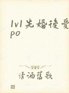 1v1先婚后爱po