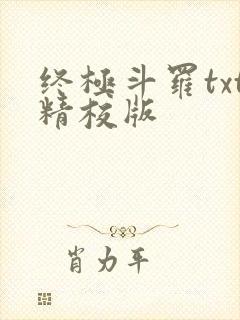 终极斗罗txt精校版