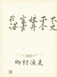 我家娘子不对劲洛青舟全文下载
