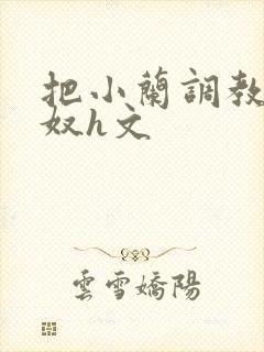 把小兰调教成肉奴h文