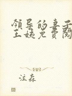 领导的妻子小说王姨免费阅读全文