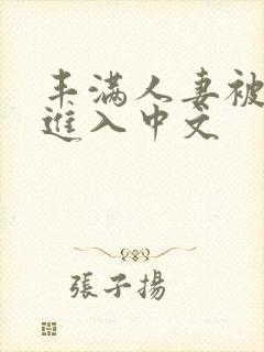 丰满人妻被猛烈进入中文封面