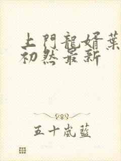 上门龙婿叶辰潇初然最新