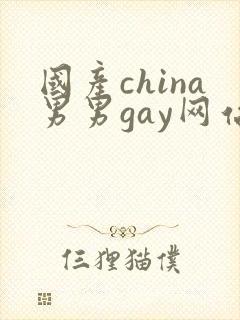 国产china男男gay网站站封面