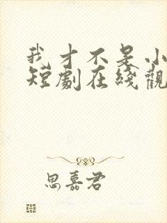 我才不是小可怜短剧在线观看
