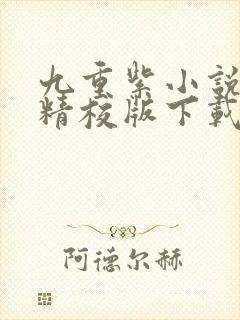 九重紫小说全集精校版下载