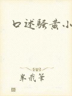 口述骚黄小说