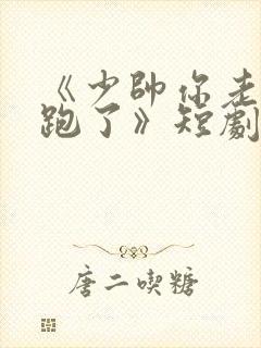 《少帅你老婆又跑了》短剧