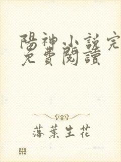 阳神小说完整版免费阅读