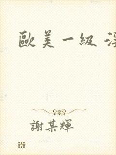 欧美一级 淫片