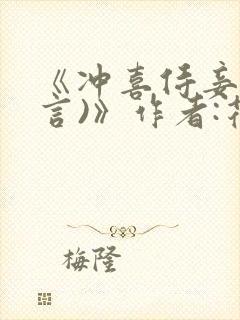 《冲喜侍妾(古言)》作者:花想容