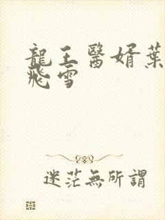 龙王医婿叶凡唐飞雪封面