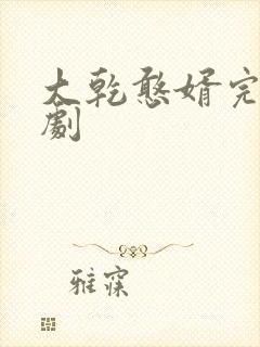大乾憨婿完整短剧