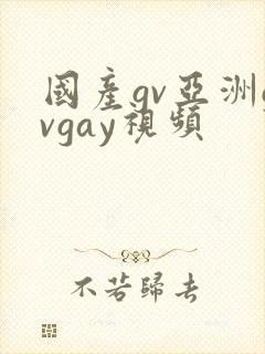 国产gv亚洲gvgay视频