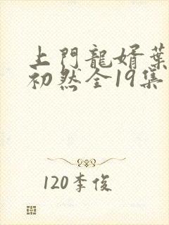 上门龙婿叶辰萧初然全19集正版封面
