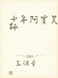 少年阿宾吴爱吾师封面
