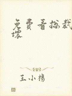 免费看总裁别太坏