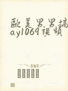 欧美男男搞基gay1069视频