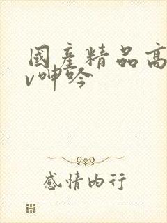 国产精品高潮av呻吟封面